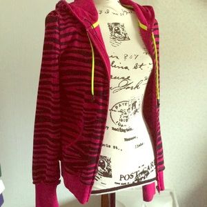 Jacket with built in headphones and aux cord